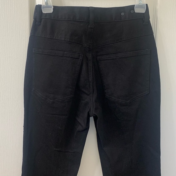 Cabi High Rise Black Stretch Denim Jeans Straight Leg Women’s Size 0 - Picture 6 of 14